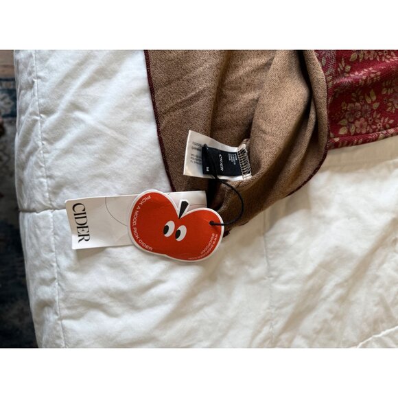 Cider Baby doll M  Floral V-Neck Sleeveless Midi Dress Romantic Euro Summer y2k - Picture 4 of 15